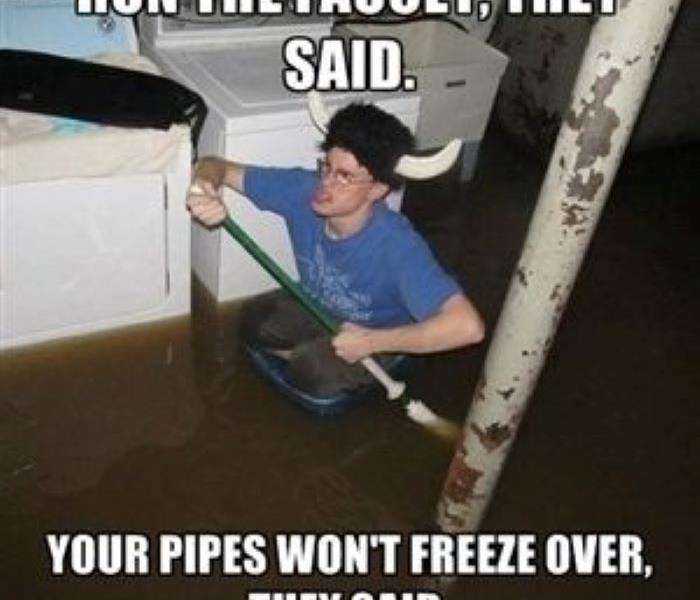 Frozen Pipes Causing Water Damage
